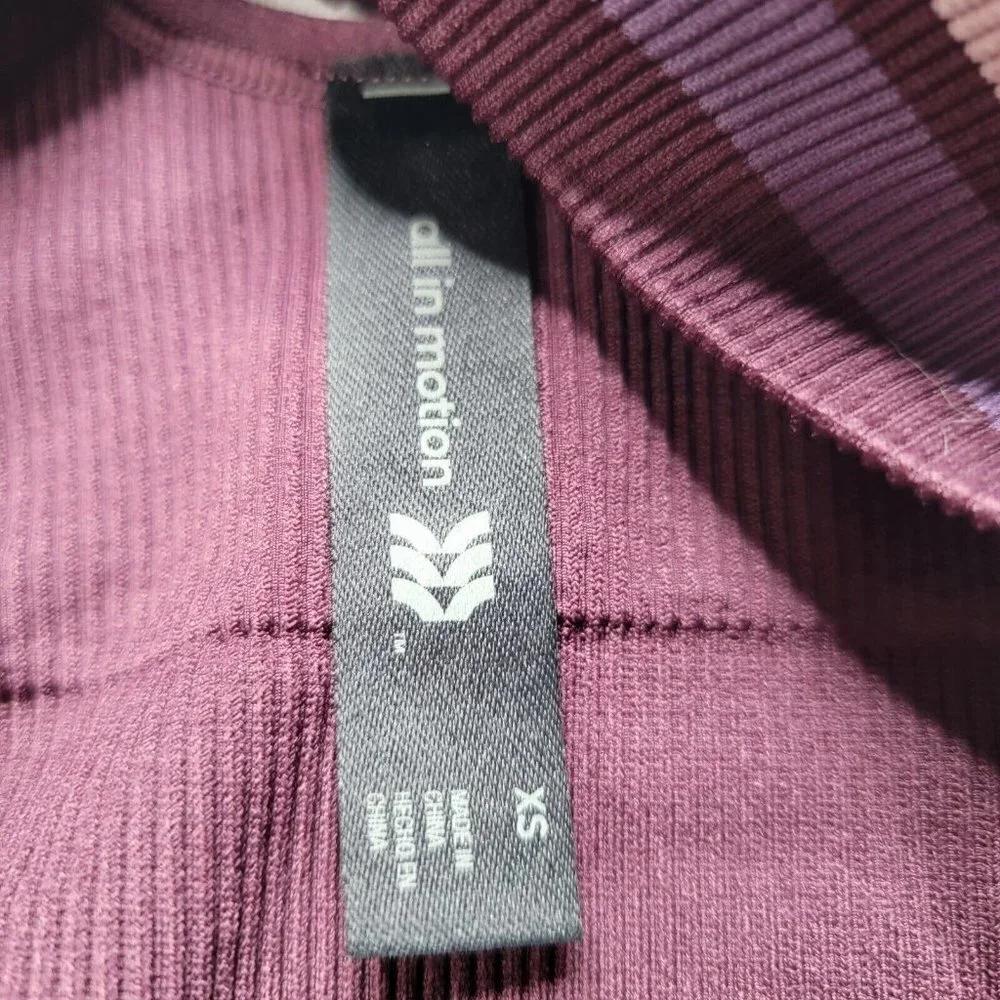 All In Motion Mulberry Purple Low Support Sports Bra NWT Size XS - Picture 6 of 9